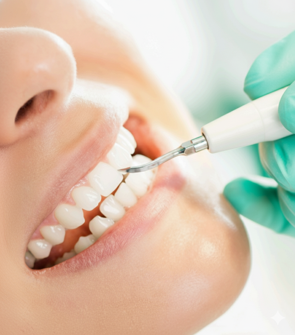 Limpieza periodontal ultrasónica